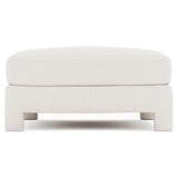 Mily Ivory Cocktail Ottoman - Ornate Home