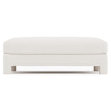 Mily Ivory Cocktail Ottoman - Ornate Home