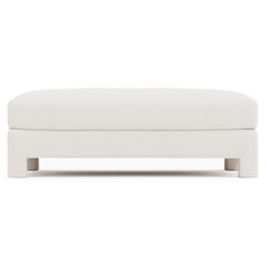 Mily Ivory Cocktail Ottoman - Ornate Home