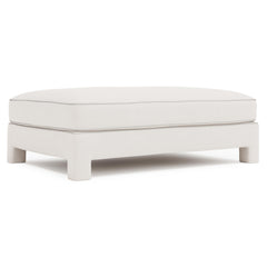 Mily Ivory Cocktail Ottoman - Ornate Home