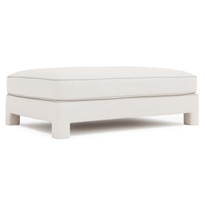Mily Ivory Cocktail Ottoman - Ornate Home