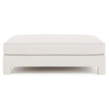 Mily Ivory Cocktail Ottoman - Ornate Home
