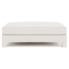 Mily Ivory Cocktail Ottoman - Ornate Home