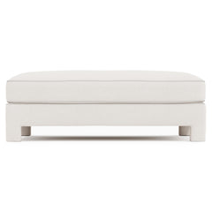 Mily Ivory Cocktail Ottoman - Ornate Home
