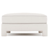Mily Ivory Cocktail Ottoman - Ornate Home