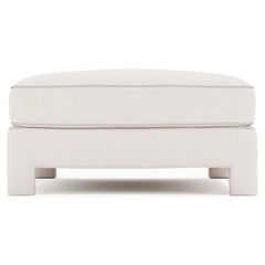 Mily Ivory Cocktail Ottoman - Ornate Home