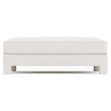 Mily Ivory Cocktail Ottoman - Ornate Home