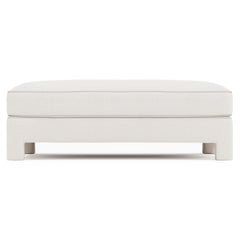 Mily Ivory Cocktail Ottoman - Ornate Home