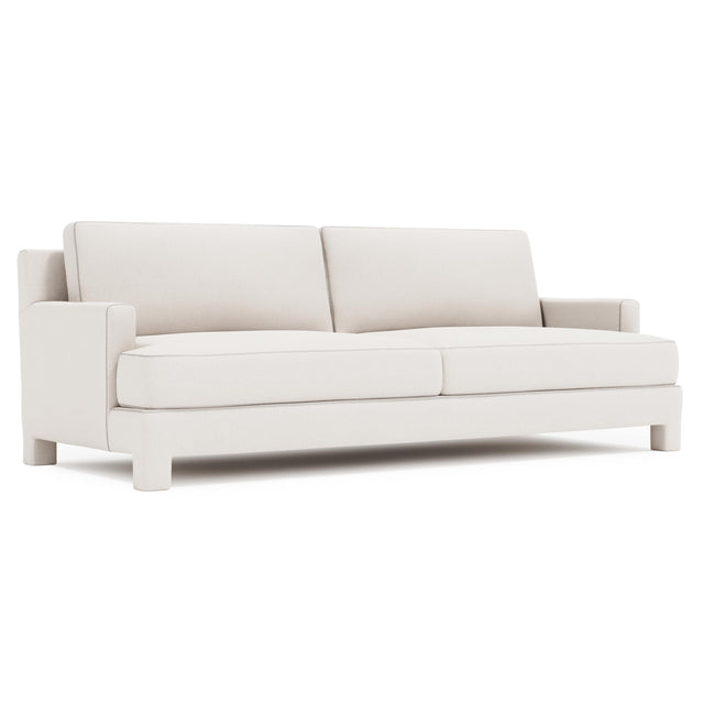 Mily Ivory Sofa Without Pillows - Ornate Home