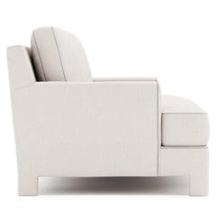 Mily Ivory Sofa Without Pillows - Ornate Home