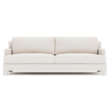 Mily Ivory Sofa Without Pillows - Ornate Home