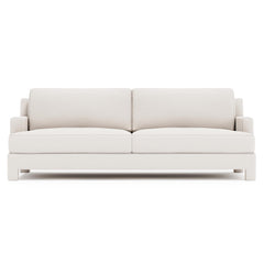 Mily Ivory Sofa Without Pillows - Ornate Home
