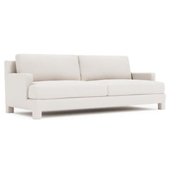 Mily Ivory Sofa Without Pillows - Ornate Home
