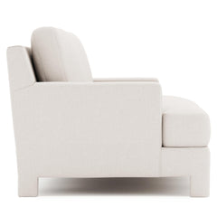 Mily Ivory Sofa Without Pillows - Ornate Home