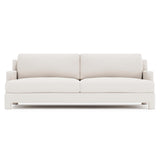 Mily Ivory Sofa Without Pillows - Ornate Home