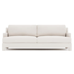 Mily Ivory Sofa Without Pillows - Ornate Home