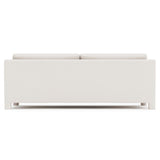 Mily Ivory Sofa Without Pillows - Ornate Home