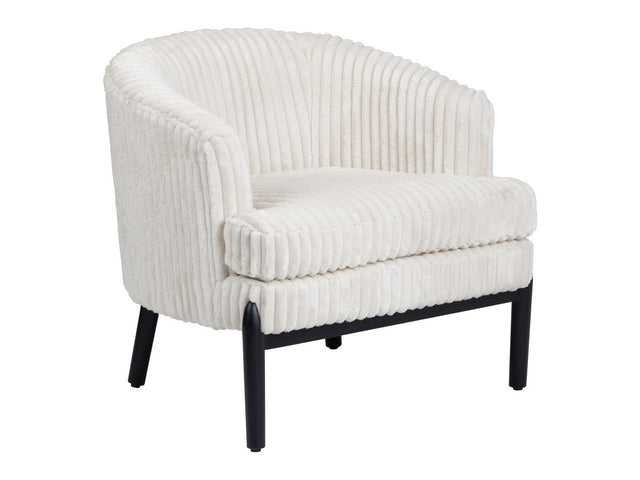 Mily White/Black Accent Chair - Ornate Home
