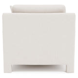 Mily White/Cream Fabric Chaise - Ornate Home