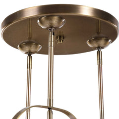 Mimas Brass 3 Light Cluster Pendant - Ornate Home