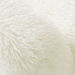 Mina White Faux Fur Accent Chair - Ornate Home
