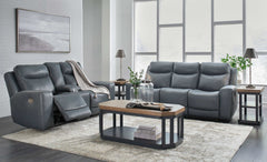 Mindanao Steel Power Reclining Living Room Set / 2pc - Ornate Home