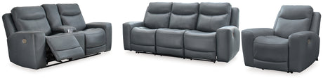 Mindanao Steel Power Reclining Sofa, Loveseat and Recliner - Ornate Home