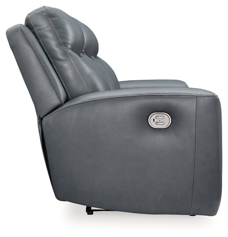 Mindanao Steel Power Reclining Sofa, Loveseat and Recliner - Ornate Home