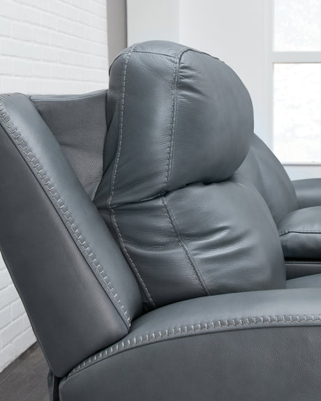Mindanao Steel Power Reclining Sofa, Loveseat and Recliner - Ornate Home