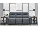 Mindanao Steel Power Reclining Sofa (Online Special Price) - Ornate Home