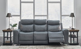 Mindanao Steel Power Reclining Sofa (Online Special Price) - Ornate Home