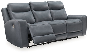 Mindanao Steel Power Reclining Sofa - Ornate Home