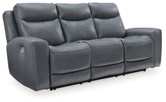 Mindanao Steel Power Reclining Sofa - Ornate Home