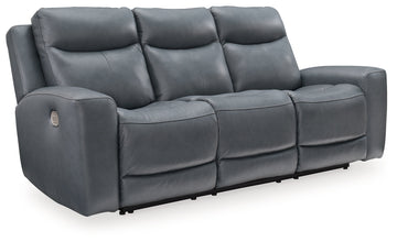 Mindanao Steel Power Reclining Sofa - Ornate Home