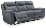 Mindanao Steel Power Reclining Sofa and Loveseat (Online Special Price) - Ornate Home