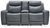 Mindanao Steel Power Reclining Sofa and Loveseat (Online Special Price) - Ornate Home