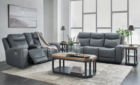 Mindanao Steel Power Reclining Sofa and Loveseat (Online Special Price) - Ornate Home