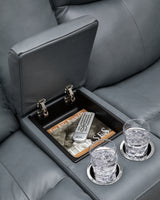 Mindanao Steel Power Reclining Sofa and Loveseat (Online Special Price) - Ornate Home