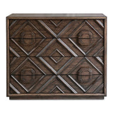 Mindra Bronze/Woodtone Drawer Chest - Ornate Home