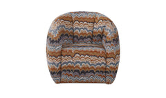 Mindy Clay Blue Wave Swivel Chair - Ornate Home