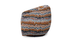 Mindy Clay Blue Wave Swivel Chair - Ornate Home