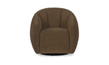 Mindy Cool Brown Swivel Chair - Ornate Home