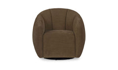 Mindy Cool Brown Swivel Chair - Ornate Home