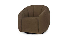 Mindy Cool Brown Swivel Chair - Ornate Home