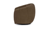 Mindy Cool Brown Swivel Chair - Ornate Home