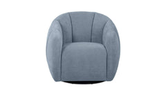 Mindy Light Blue Swivel Chair - Ornate Home