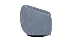 Mindy Light Blue Swivel Chair - Ornate Home
