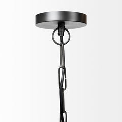 Minerva Gray Metallic Hammered Detail Pendant Light - Ornate Home