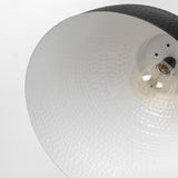 Minerva Gray Metallic Hammered Detail Pendant Light - Ornate Home