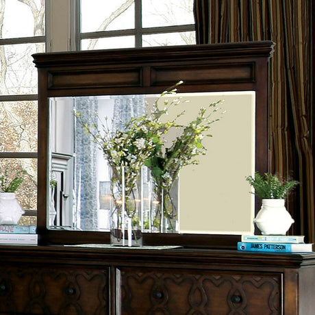 Minerva Walnut Mirror - Ornate Home
